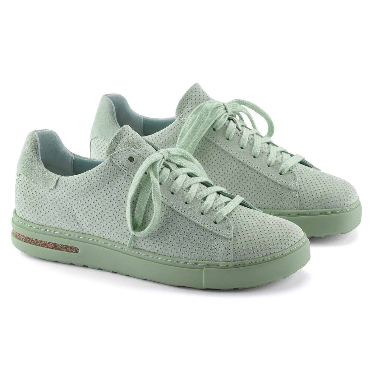 Bend Low Suede Embossed in Color Matcha | Birkenstock