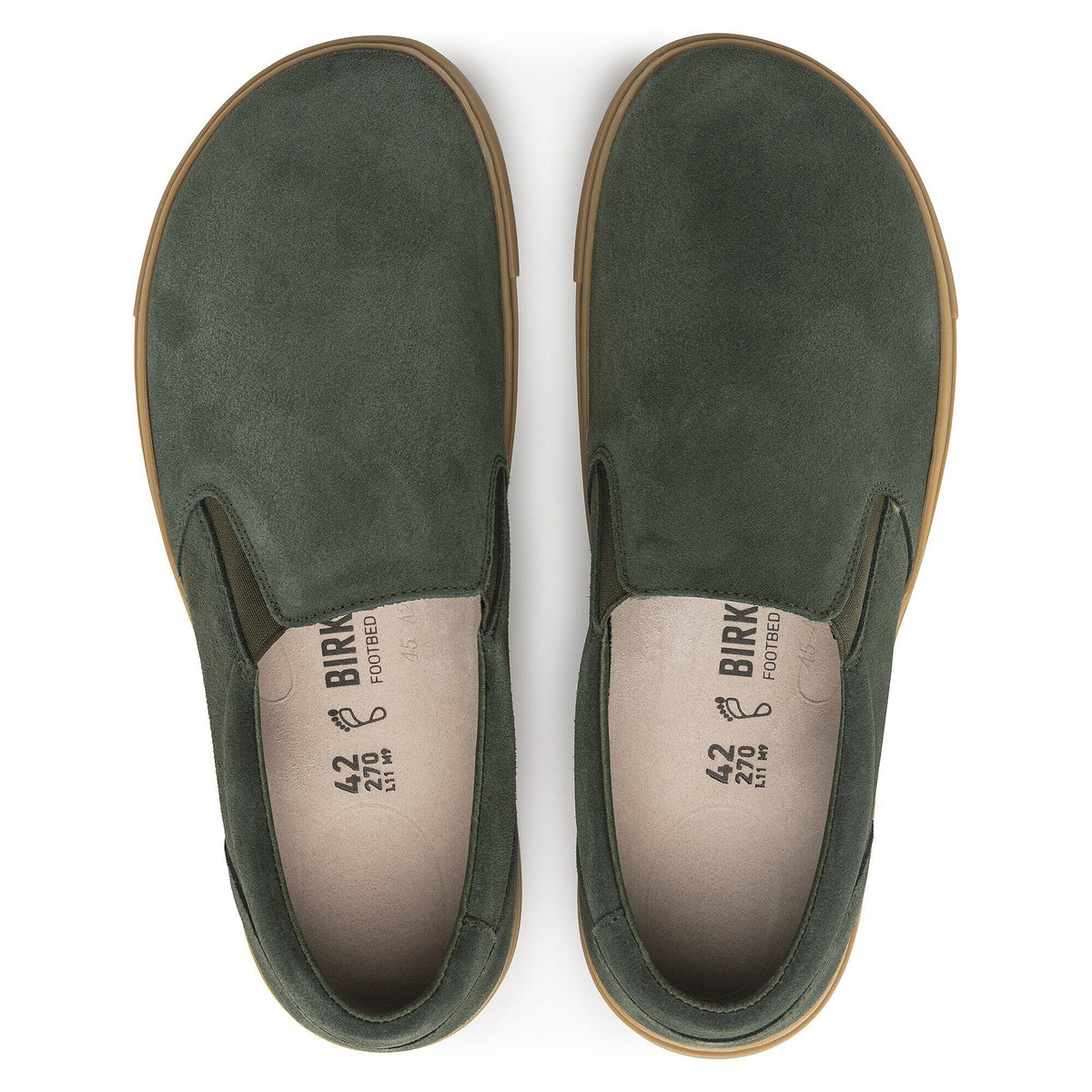 Oswego Suede Leather in Color Thyme | Birkenstock