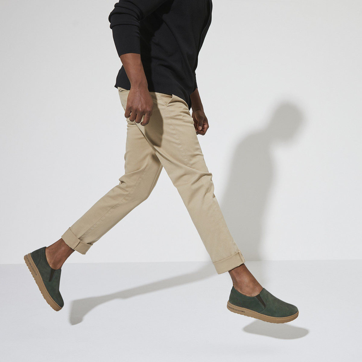 Oswego Suede Leather in Color Thyme | Birkenstock