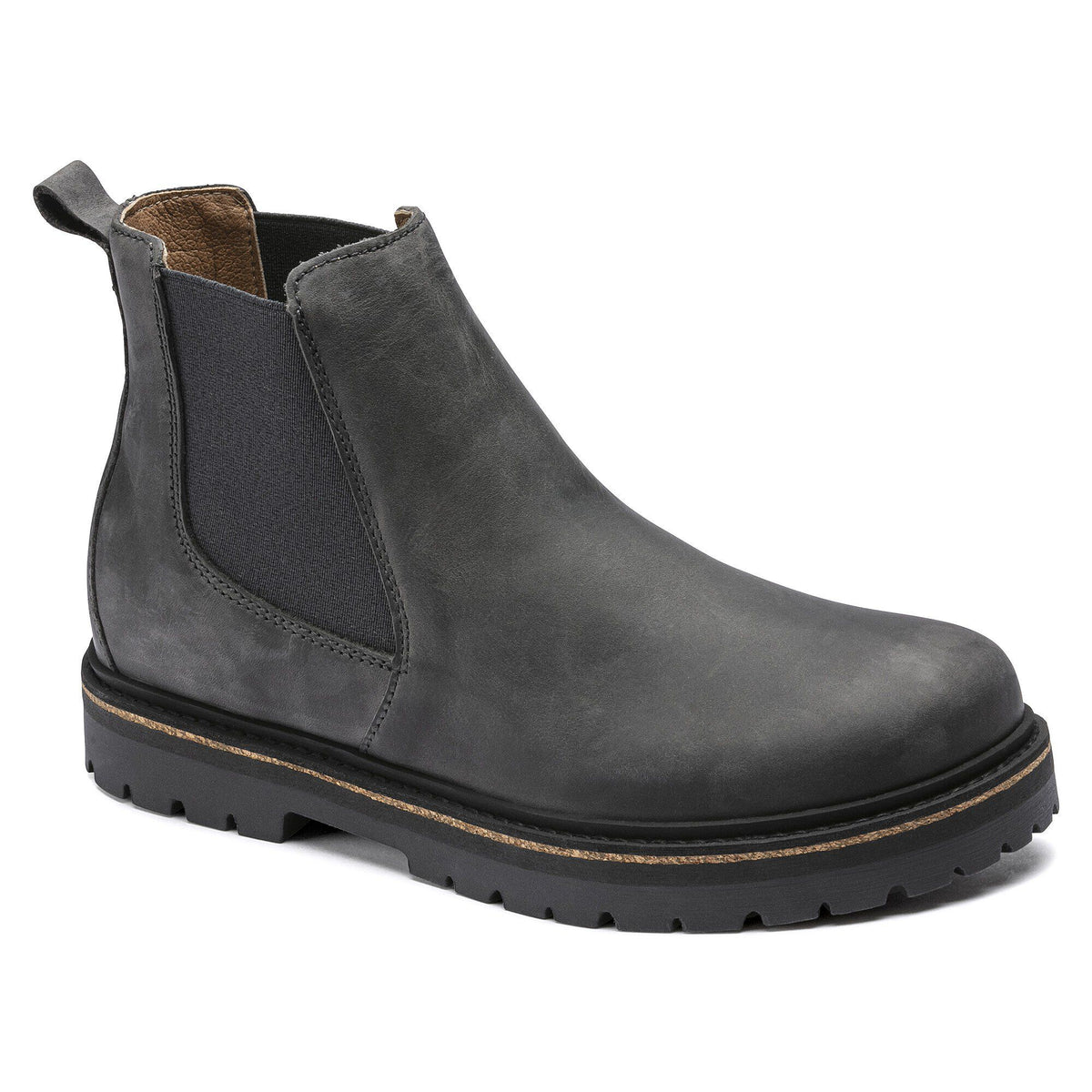 Stalon Nubuck Leather in Color Graphite | Birkenstock