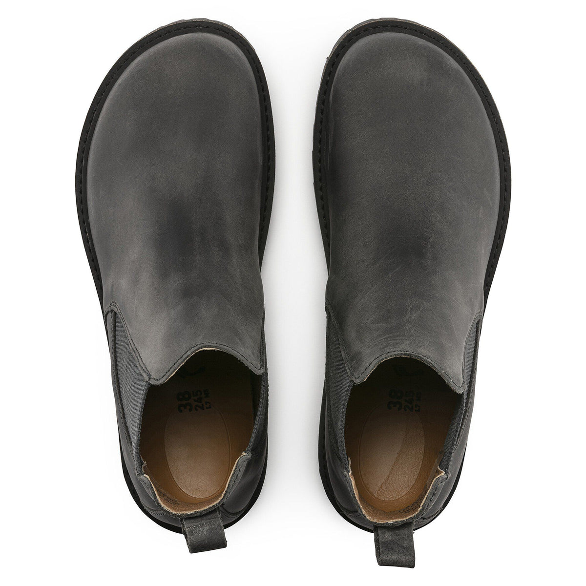Stalon Nubuck Leather in Color Graphite | Birkenstock