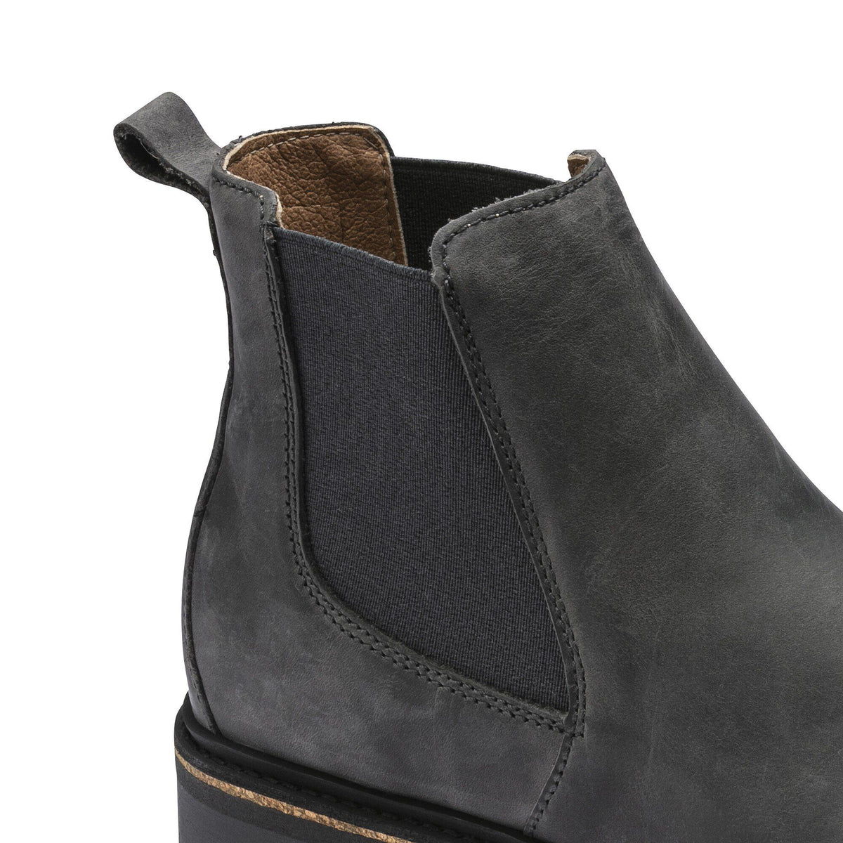 Stalon Nubuck Leather in Color Graphite | Birkenstock