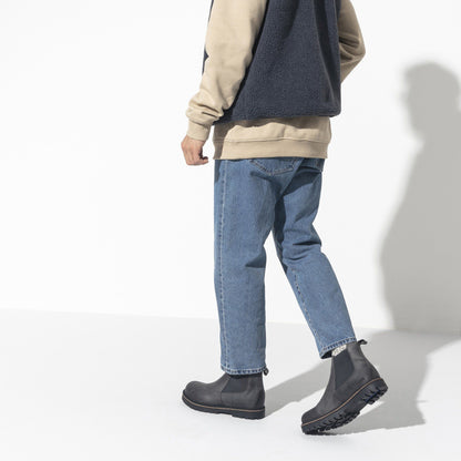 Stalon Nubuck Leather in Color Graphite | Birkenstock