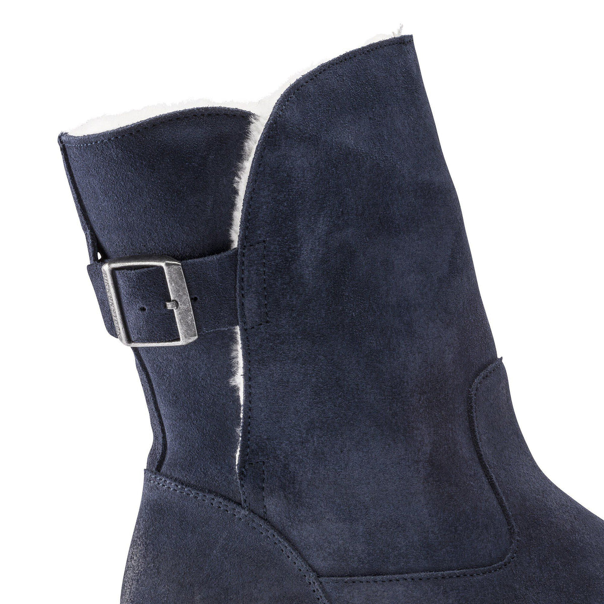 Uppsala Shearling Suede Leather in Color Navy | Birkenstock