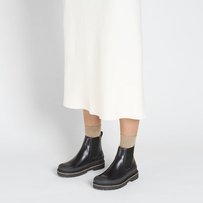Prescott Slip On Women Oiled Leather in Color Black | Birkenstock