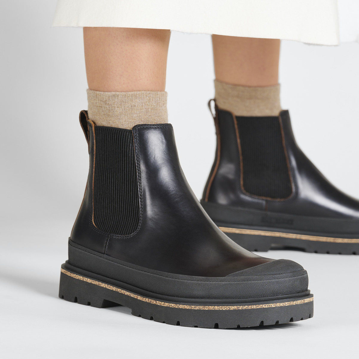 Prescott Slip On Women Oiled Leather in Color Black | Birkenstock