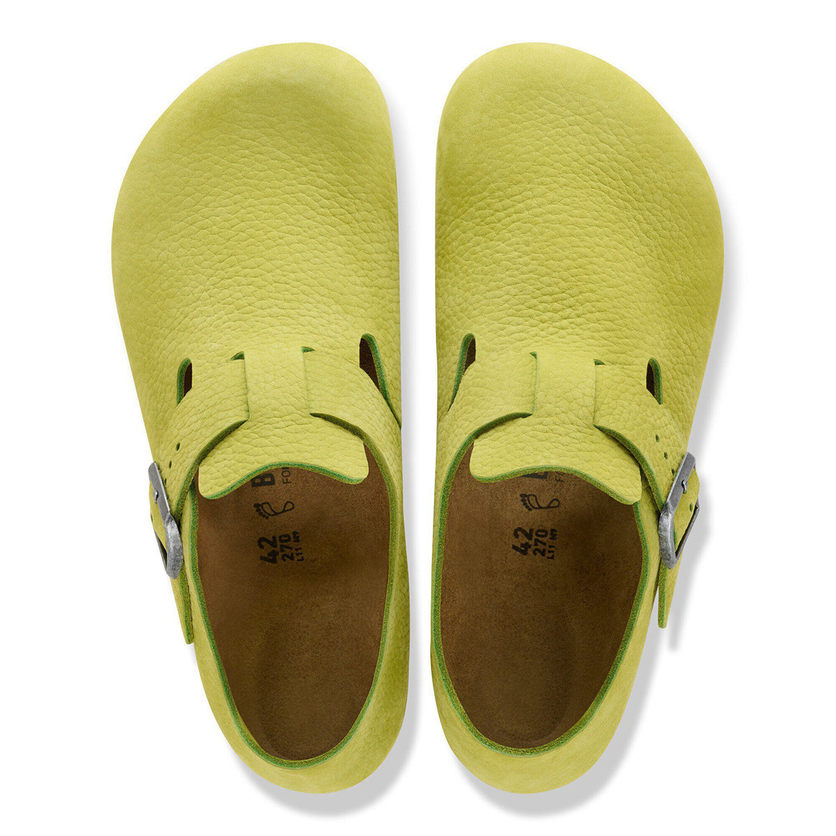 London Nubuck Leather in Color Archive Mid Green | Birkenstock