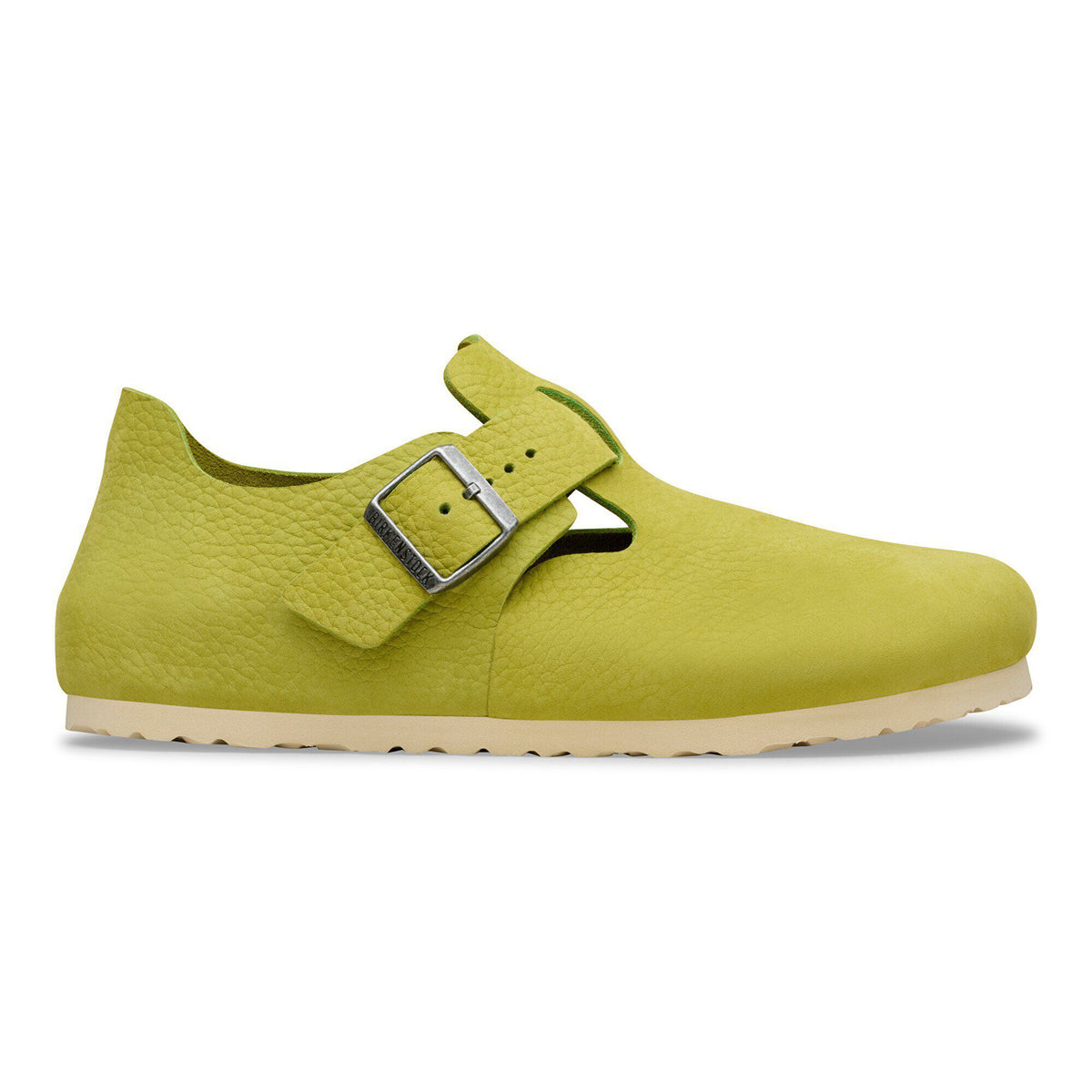 London Nubuck Leather in Color Archive Mid Green | Birkenstock