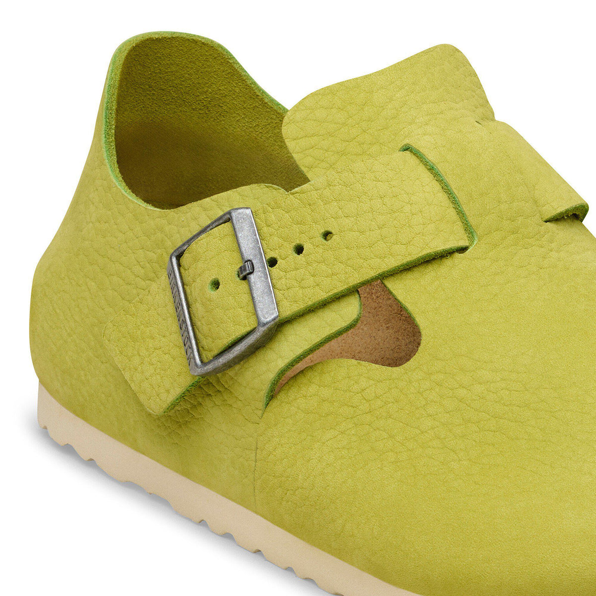 London Nubuck Leather in Color Archive Mid Green | Birkenstock