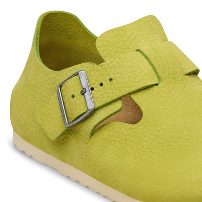 London Nubuck Leather in Color Archive Mid Green | Birkenstock