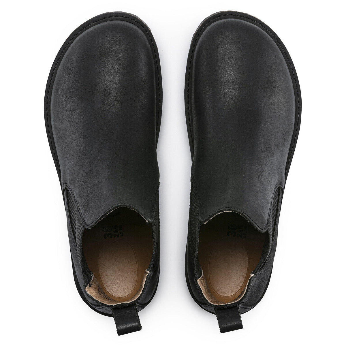 Stalon Nubuck Leather in Color Black | Birkenstock
