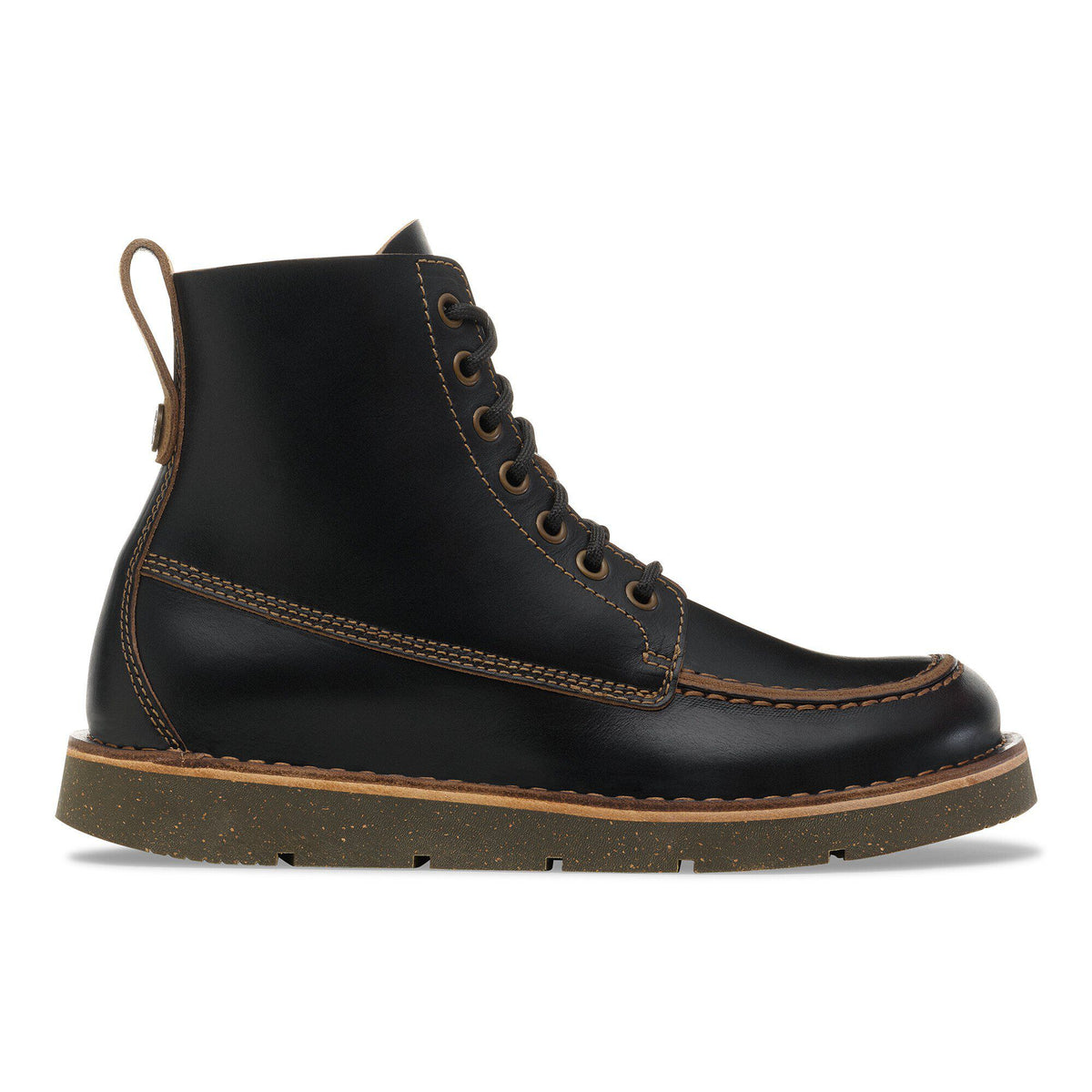 Birmingham Moc Oiled Leather in Color Black | Birkenstock
