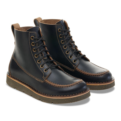 Birmingham Moc Oiled Leather in Color Black | Birkenstock