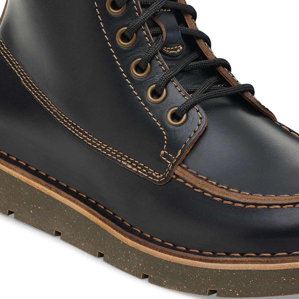 Birmingham Moc Oiled Leather in Color Black | Birkenstock