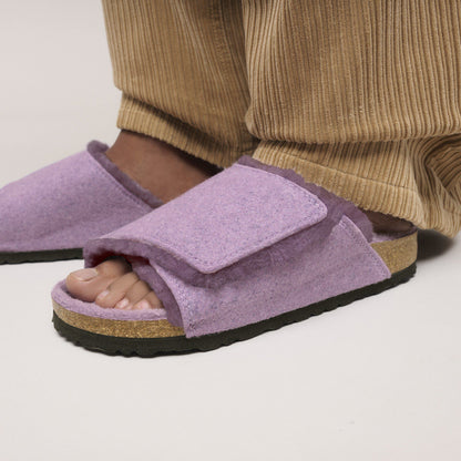 Solana Shearling Felt in Color Mauve | Birkenstock