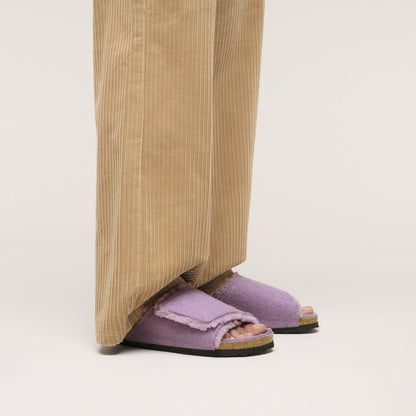 Solana Shearling Felt in Color Mauve | Birkenstock