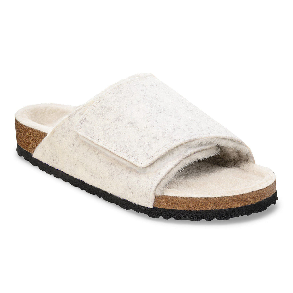Solana Shearling Felt in Color Oyster | Birkenstock