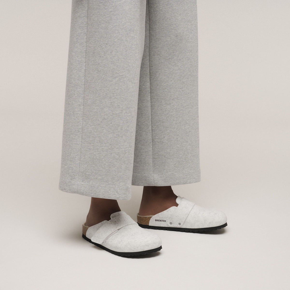 Loma Shearling Felt in Color Oyster | Birkenstock
