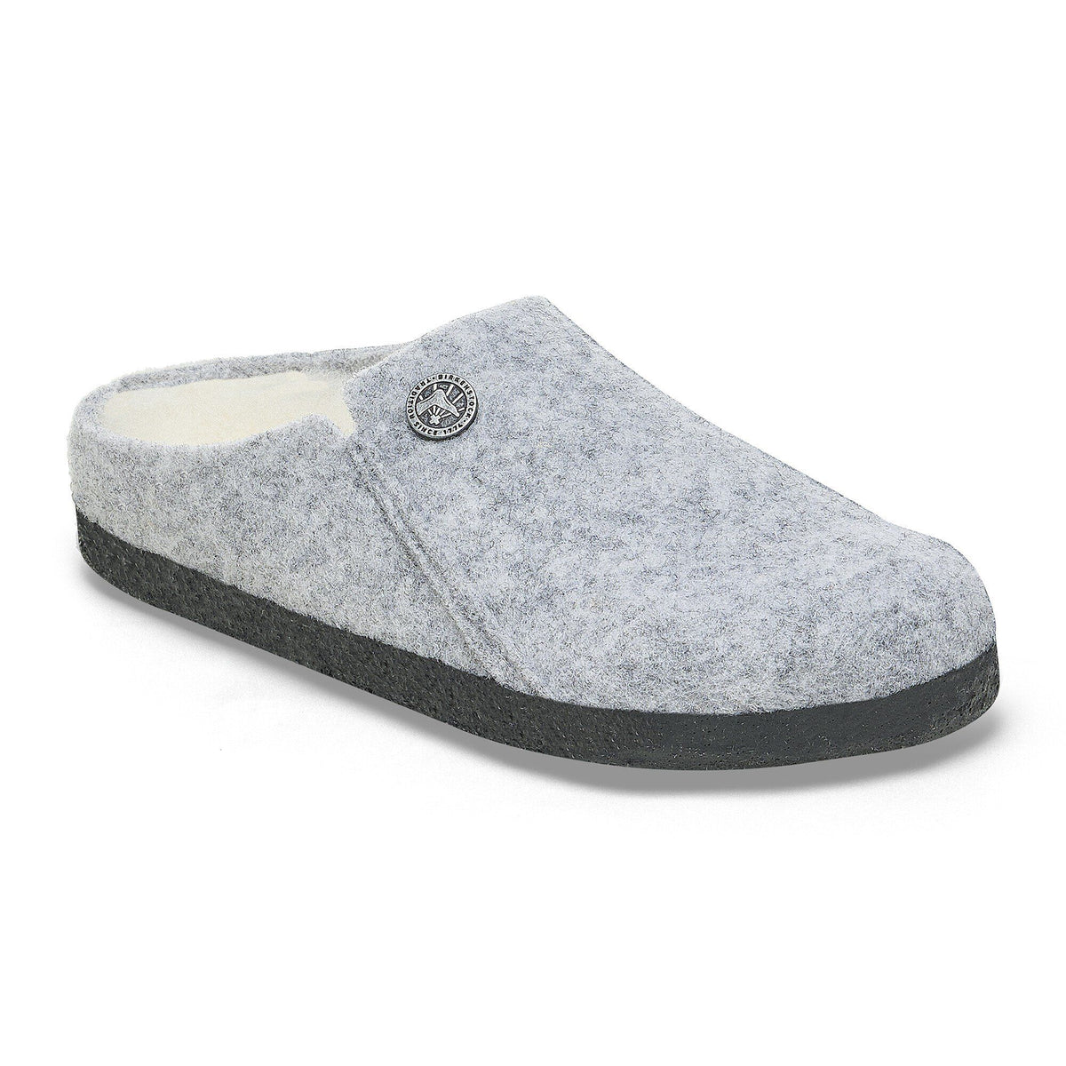 Zermatt Kids Shearling Felt in Color Light Gray | Birkenstock