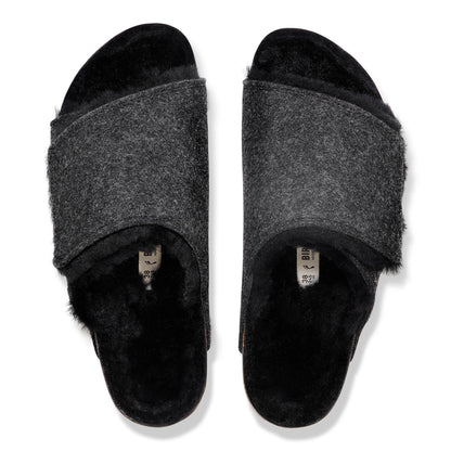 Solana Shearling Felt in Color Anthracite | Birkenstock