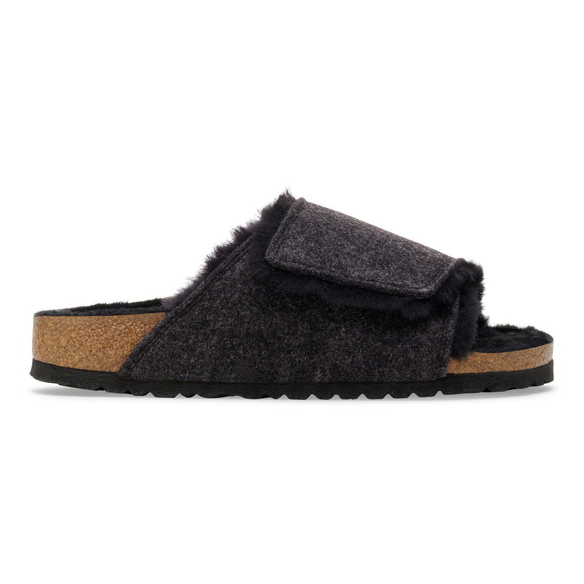 Solana Shearling Felt in Color Anthracite | Birkenstock