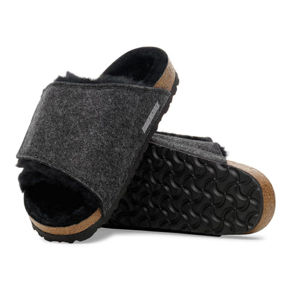 Solana Shearling Felt in Color Anthracite | Birkenstock