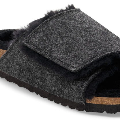 Solana Shearling Felt in Color Anthracite | Birkenstock