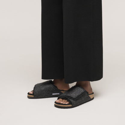 Solana Shearling Felt in Color Anthracite | Birkenstock