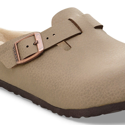 Boston Kids Birko-Flor in Color Desert Soil Gray/Taupe | Birkenstock