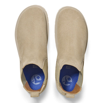 Highwood Slip On Women Suede Leather in Color Taupe | Birkenstock
