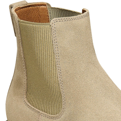Highwood Slip On Women Suede Leather in Color Taupe | Birkenstock