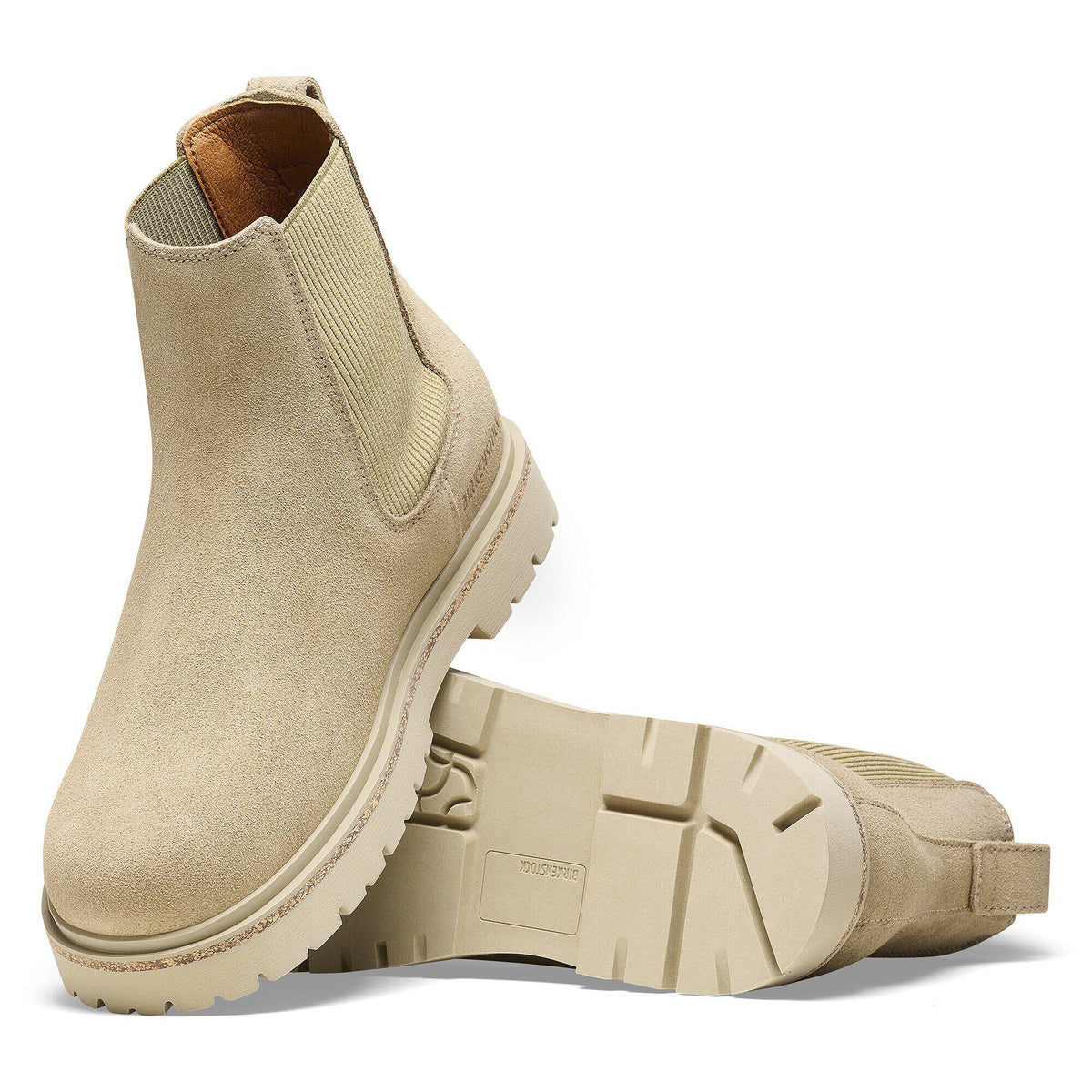 Highwood Slip On Women Suede Leather in Color Taupe | Birkenstock