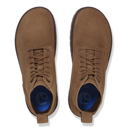 Highwood Lace Mid Women Suede Leather in Color Dark Tea | Birkenstock