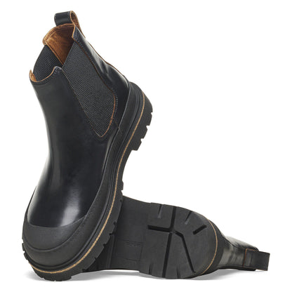 Prescott Slip On Men Oiled Leather in Color Black | Birkenstock