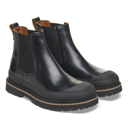 Prescott Slip On Men Oiled Leather in Color Black | Birkenstock