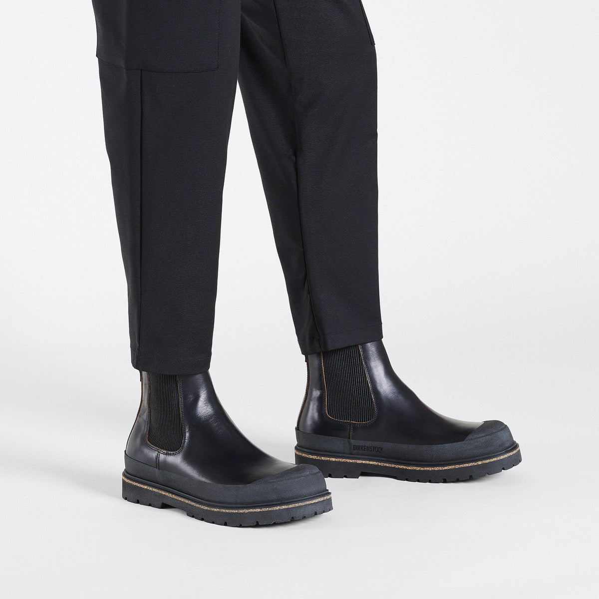 Prescott Slip On Men Oiled Leather in Color Black | Birkenstock