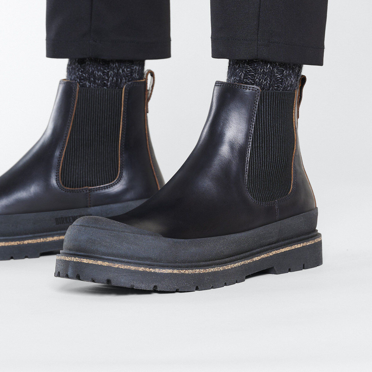 Prescott Slip On Men Oiled Leather in Color Black | Birkenstock