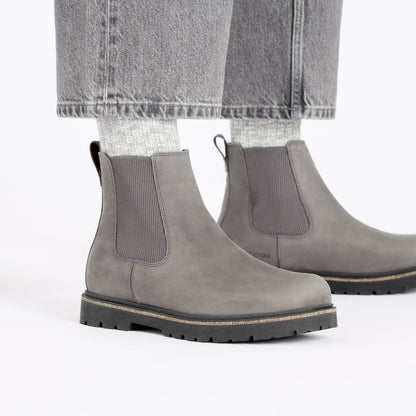 Highwood Slip On Mid Women Nubuck Leather in Color Graphite | Birkenstock