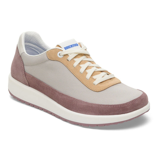 Honnef City Leather-Textile in Color Faded Purple/Antique White | Birkenstock