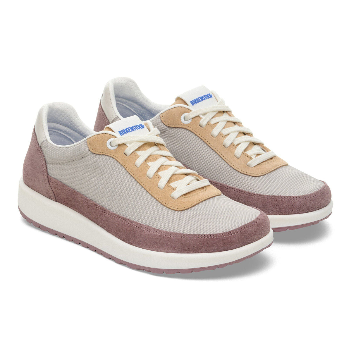 Honnef City Leather-Textile in Color Faded Purple/Antique White | Birkenstock