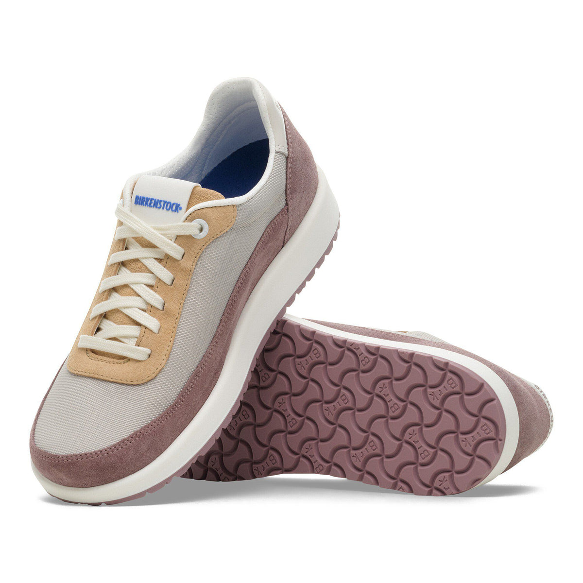 Honnef City Leather-Textile in Color Faded Purple/Antique White | Birkenstock
