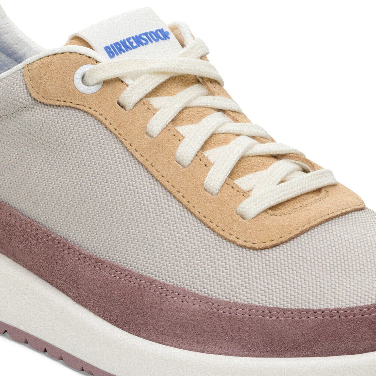 Honnef City Leather-Textile in Color Faded Purple/Antique White | Birkenstock