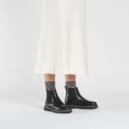 Highwood Slip On Women Leather in Color Black | Birkenstock