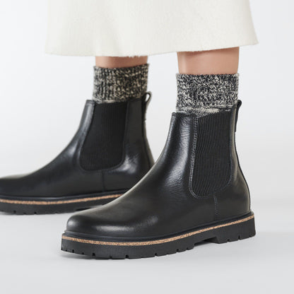 Highwood Slip On Women Leather in Color Black | Birkenstock