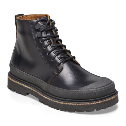 Prescott Lace Women Oiled Leather in Color Black | Birkenstock
