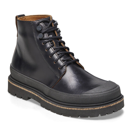 Prescott Lace Women Oiled Leather in Color Black | Birkenstock