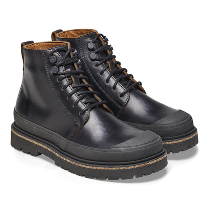 Prescott Lace Women Oiled Leather in Color Black | Birkenstock