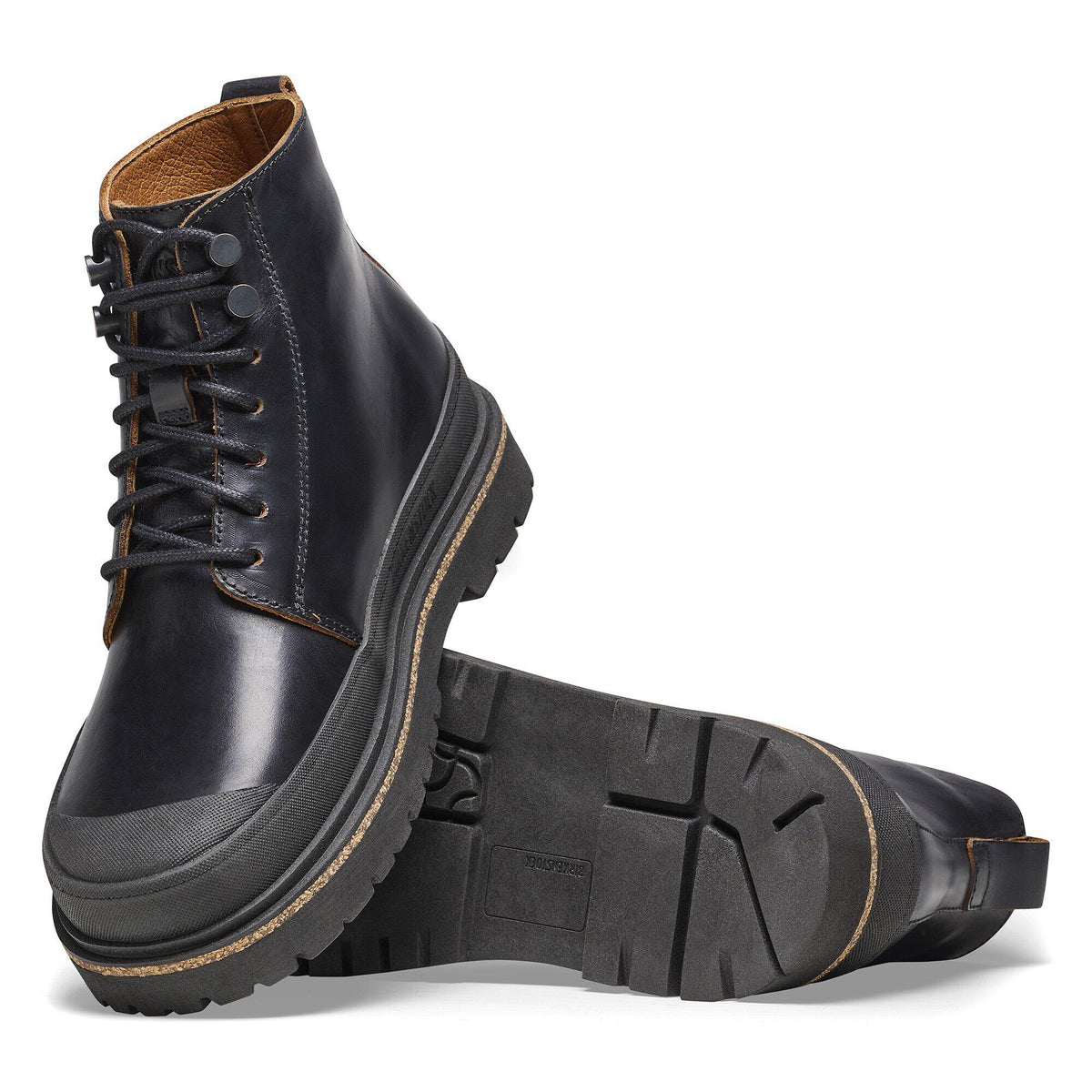 Prescott Lace Women Oiled Leather in Color Black | Birkenstock