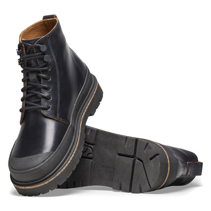 Prescott Lace Women Oiled Leather in Color Black | Birkenstock
