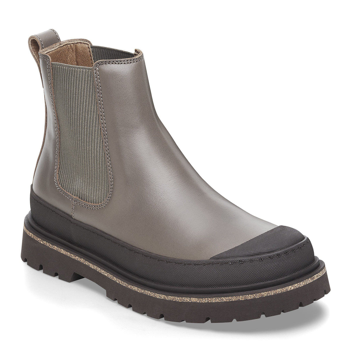 Prescott Slip On Men Oiled Leather in Color Concrete Gray | Birkenstock
